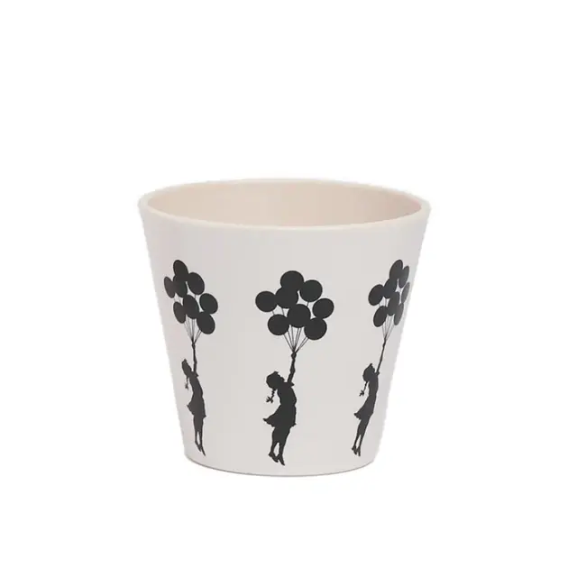Quy Cup Επαναχρησιμοποιούμενο Ποτήρι Espresso (R-Pet) 90ml Banksy: Flying Balloons Girl