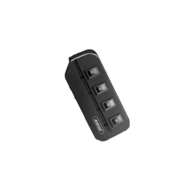 Andowl USB Hub 4 θυρών 2.0 με διακόπτες Q-HU150K - 4 Port USB 075668 2