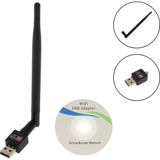 Andowl Q-A220 Ασύρματος USB Αντάπτορας Δικτύου με Αποσπώμενη Κεραία 1200Mbps 3