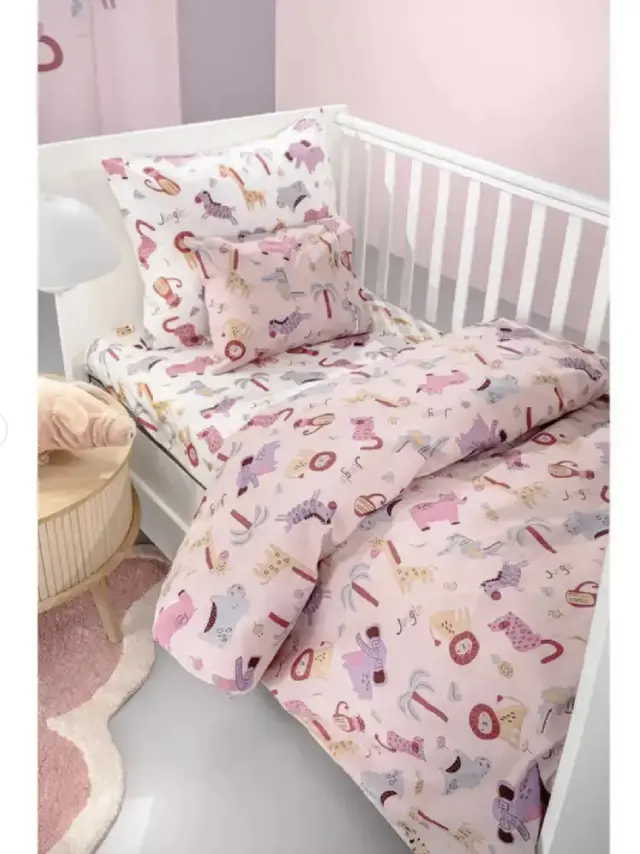 ΣΕΝΤΟΝΙΑ BEBE JUNGLE PINK 115X170 ΣΕΤ 3ΤΜΧ GUY LAROCHE