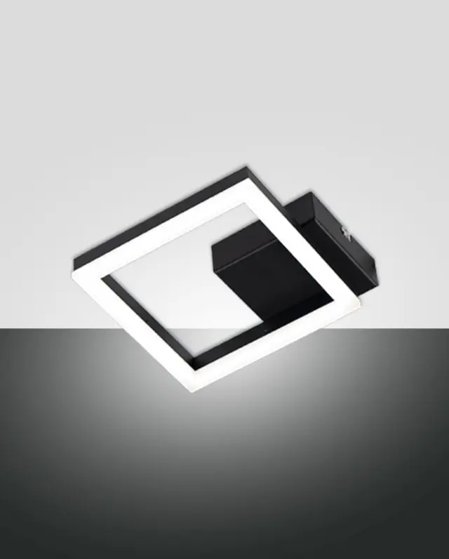 Bard 3394-24 φωτιστικό τοίχου 18x18 τετράγωνο led Μαύρο