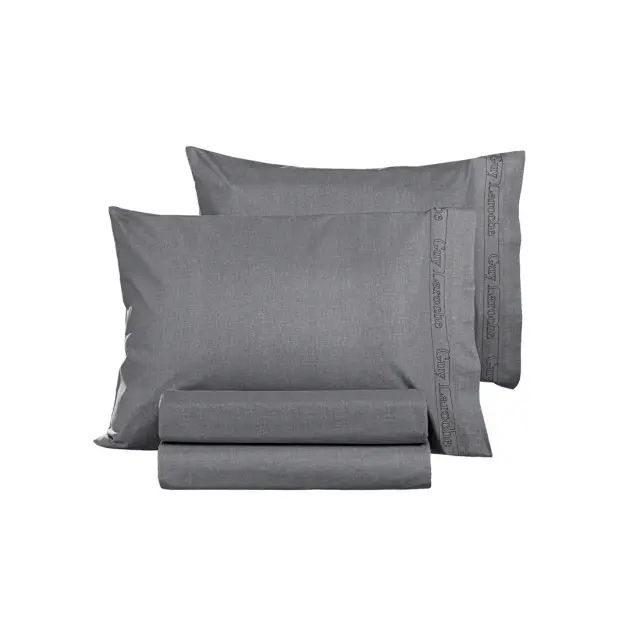 Σετ Μαξιλαροθήκες 2 Τεμαχίων Guy Laroche Color Plus Anthracite 50x70