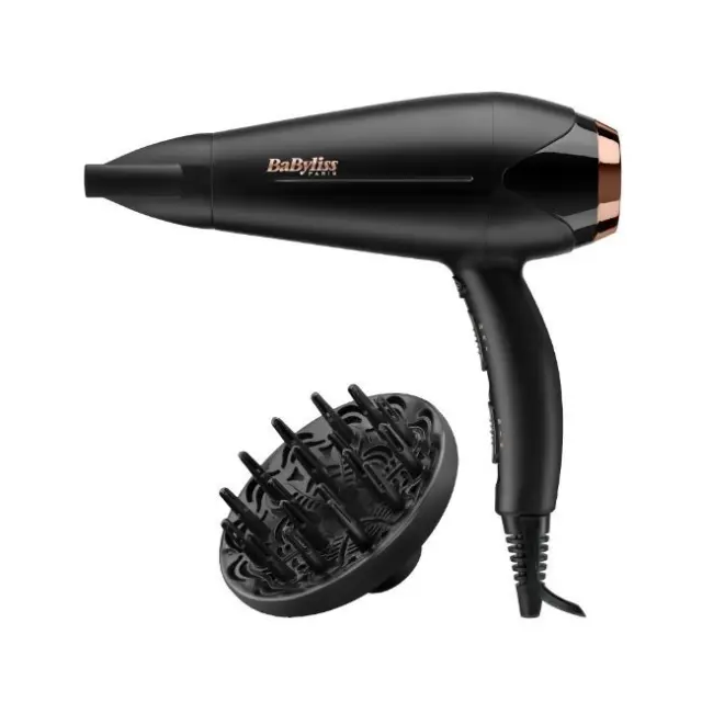 BaByliss Πιστολάκι Μαλλιών 2200W Black (D570DE)