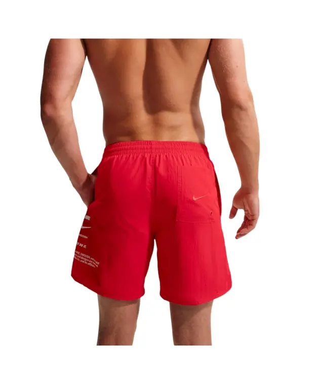 Nike - Ανδρικό μαγιό 7" Volley Swim Breaker NESSF508-614 Κόκκινο 2