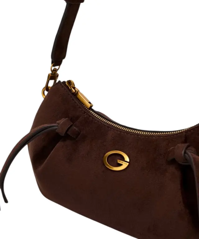 Guess - Γυναικεία Τσάντα Ώμου/Χειρός Allegra HWSG2237180-ESP Καφέ Σκούρο 3