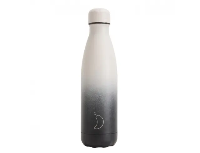 Μπουκάλι Θερμός Original Gradient Chilly's με χωρητικότητα 500ml και διατήρηση θερμοκρασίας 12h ζεστό / 24h κρύο - Black Pebble22857