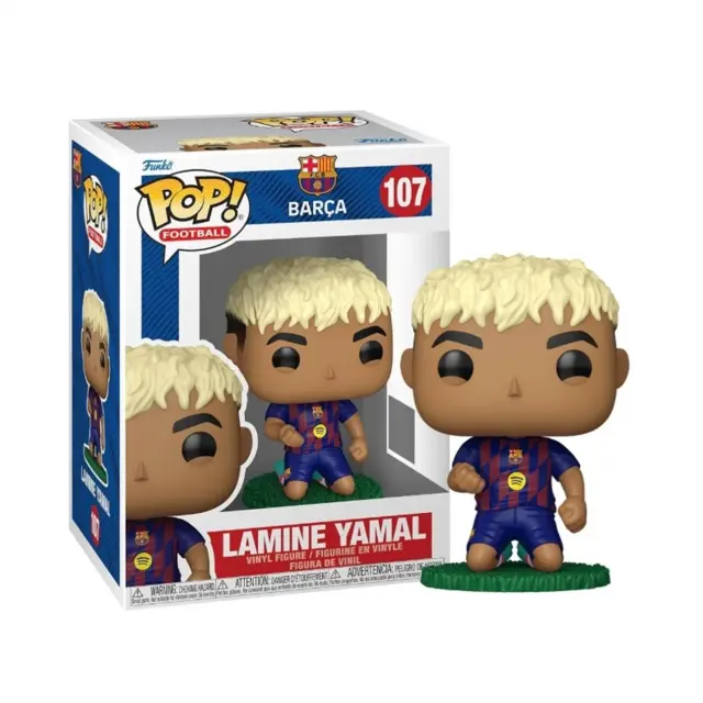 Φιγούρα Funko Pop! Football: Barcelona - Lamine Yamal (Kneeling) #107 Vinyl Figure
