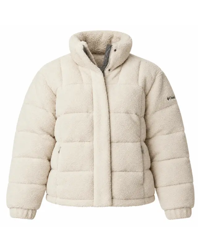 Columbia Ruby Falls Novelty Γυναικείο Puffer Μπουφάν Sherpa Εκρού 2051451-278 - XL