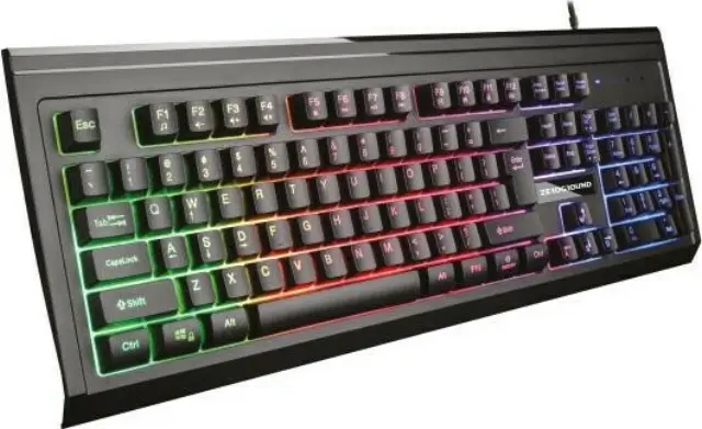 Zeroground KB-3000G Toromi Gaming Πληκτρολόγιο με RGB φωτισμό (Αγγλικό US) 2