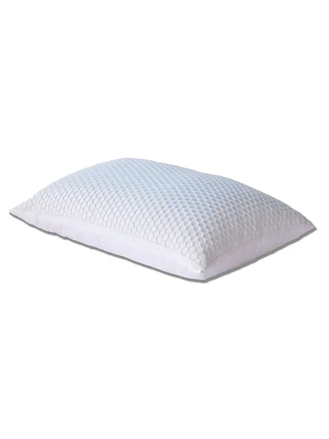 Μαξιλάρι Υπνου 46x70x17 Μέτριο White Comfort Palamaiki Honey Comb 100% βαμβακερό