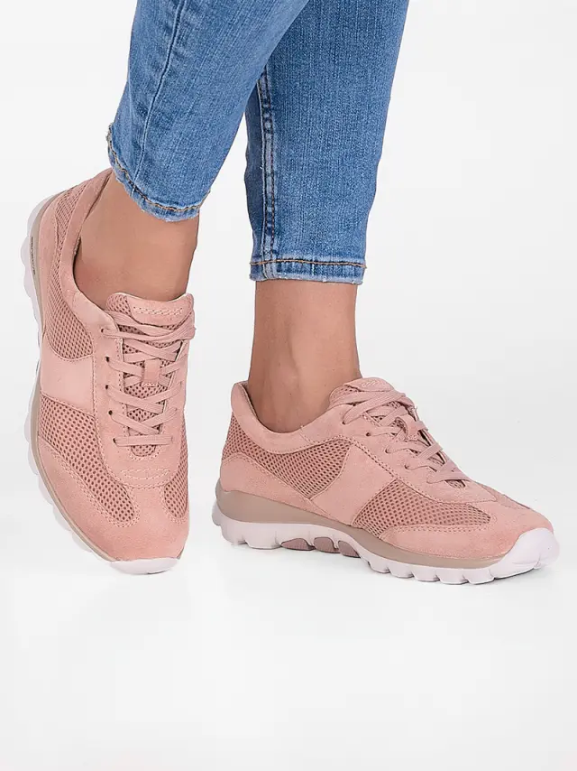 Gabor Sneakers Γυναικείο ύφασμα/δέρμα Nubuck Ροζ GAB/66966 21-CAMELIA - 36 2