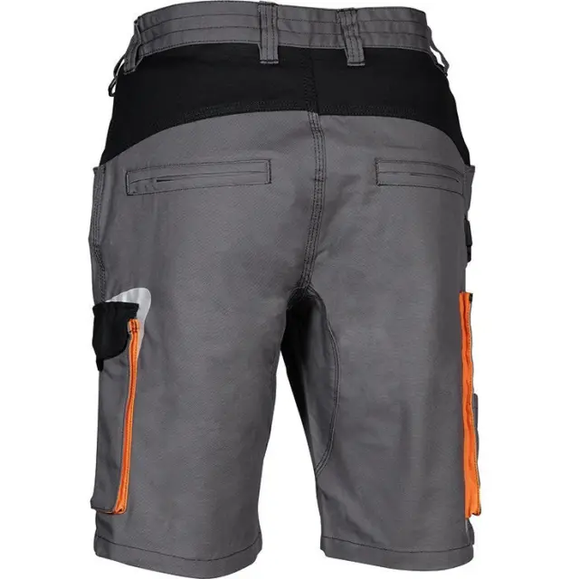 Βερμούδα Εργασίας Cofra Liegi anthracite/black/orange 2