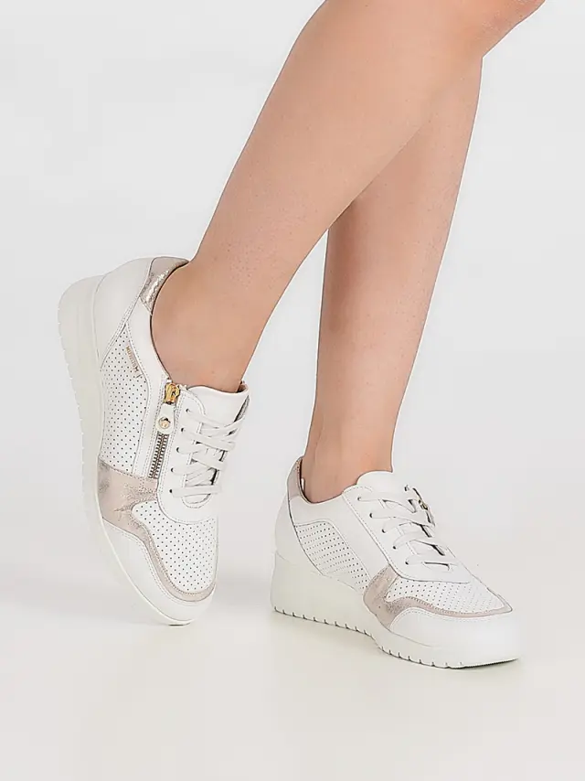 Mephisto Sneakers Γυναικείο δέρμα Άσπρο MEP/IASMINA WHITE 2