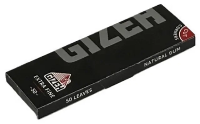 GIZEH Χαρτάκια Black Extra Fine 50φ. - Μαύρο 50τεμ. 3