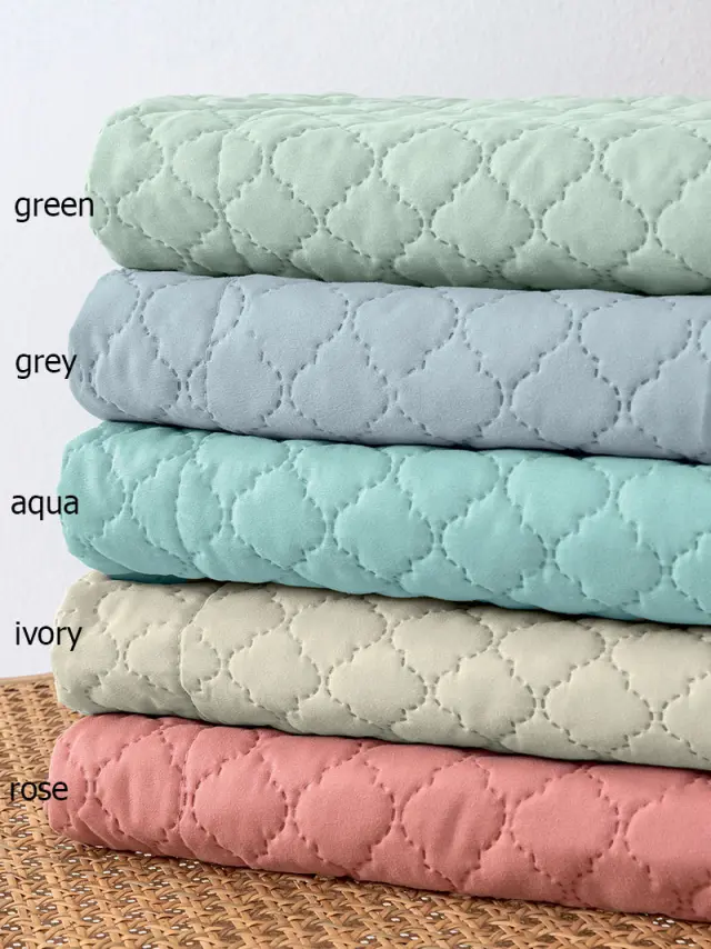 Σετ Κουβερλί με μαξιλαροθήκες Palamaiki Jenn/2 Microfibre Aqua Μονό 160 x 240