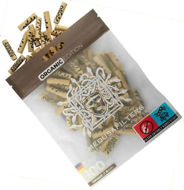 Φίλτρο Medusa Slim 100 Ενεργού Ανθρακα 6.0mm - Organic