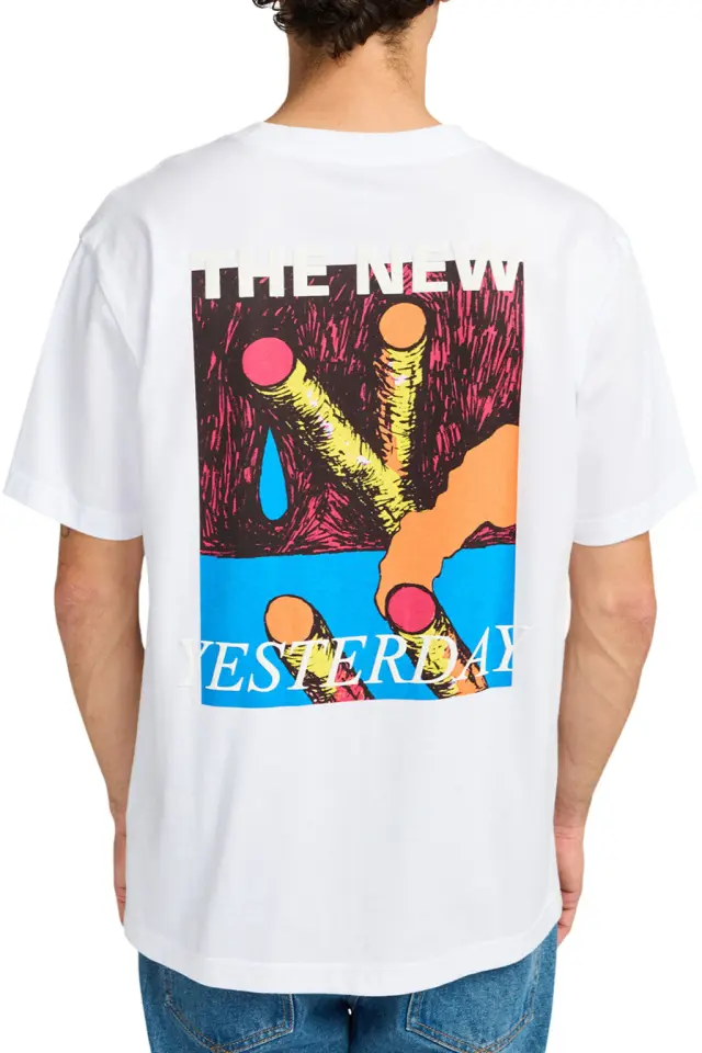 RVCA Superblast 2 Μπλούζα Ανδρική Λευκό White - L 2