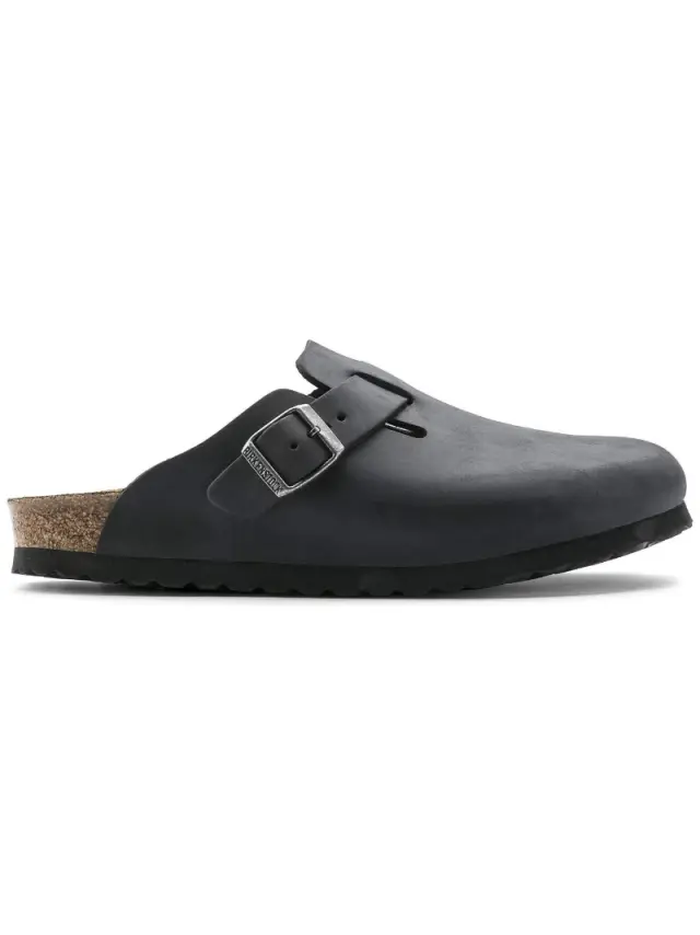 Birkenstock Σαμπώ Επαγγελματικό δέρμα Μαύρο BIR/BOSTON 5946300 BLACK - 40 3