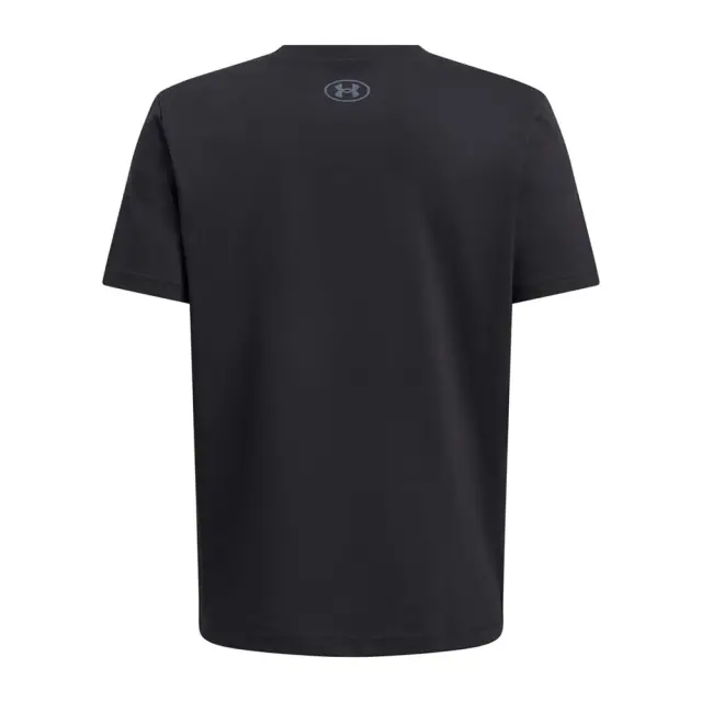 Under Armour Boy's Split Big Logo Shortsleeve T-Shirt Μαύρο - Πορτοκαλί 1390003-001 (Under Armour) 2