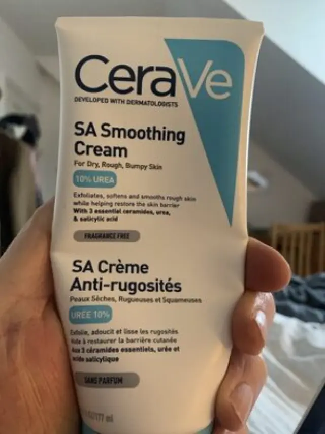 CERAVE SA Smoothing Cream Ενυδατική & Απολεπιστική Κρέμα με 10% Ουρία για Ξηρή Επιδερμίδα, 177ml