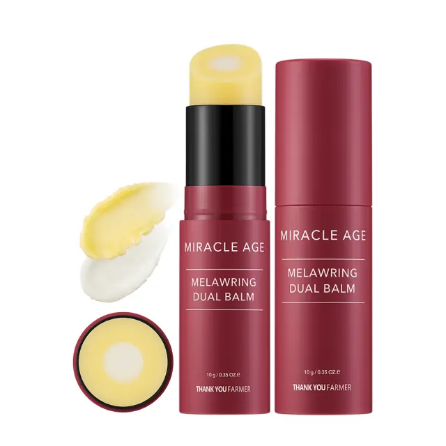 Thank You Farmer Miracle Age Melawring Dual Balm 10gr Διπλό balm υψηλής απόδοσης που μειώνει τις ρυτίδες και τηv υπερμελάχρωση του δέρματος με μία κίνηση 2