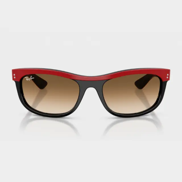 Γυαλιά Ηλίου Ray Ban Balorama 0RB2489 955/51 Κόκκινο Εξωτερικά, Μαύρο Εσωτερικά - 62