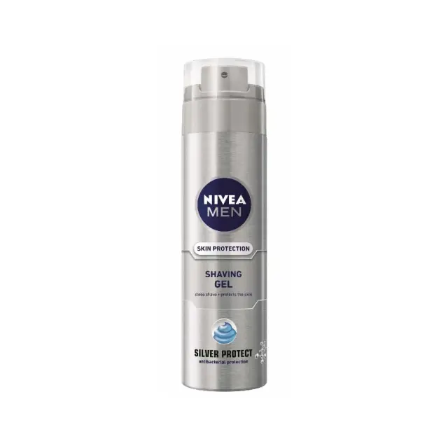 Nivea Men Gel Ξυρίσματος Silver Protect 200ml