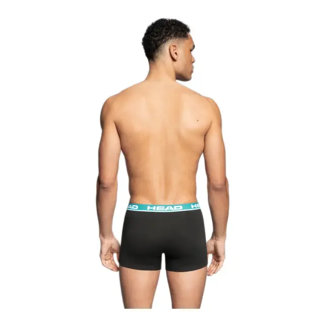HEAD Ανδρικό Boxer Super Soft Cotton - Διπλό Πακέτο, Χρώμα Speed Blue-Lagoon-Black - M 3