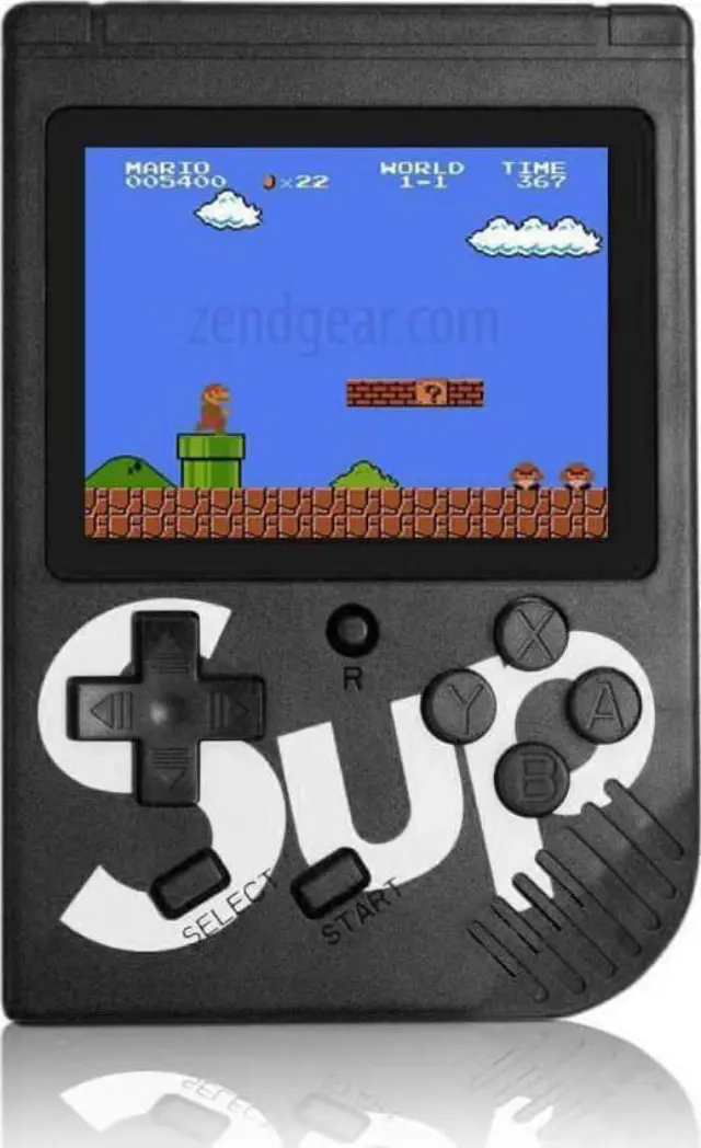 Ηλεκτρονική Παιδική Κονσόλα Χειρός SUP Mini 8-Bit Μαύρη