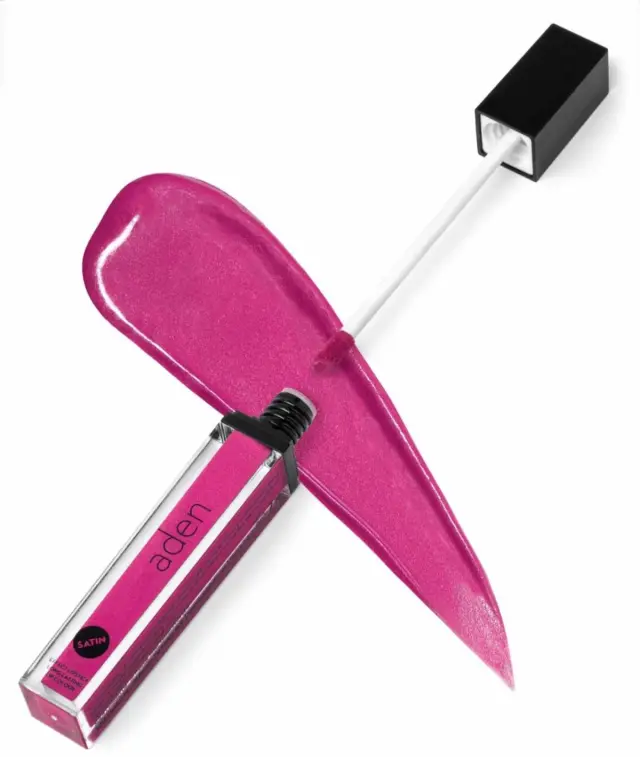 ADEN SATIN EFFECT LIPSTICK 07 SHIMMERING FUCHSIA 7ML 2