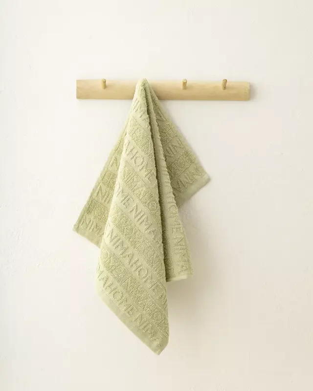 Nima Home Πετσέτα Κουζίνας 40x60 - Label Olive Green Πράσινο