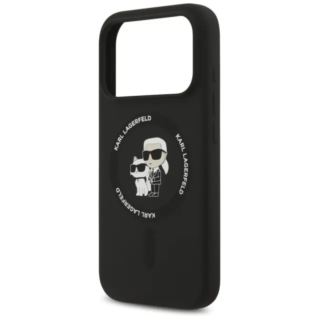 Karl Lagerfeld® Karl & Choupette Ring MagSafe Θήκη για iPhone 17 Pro Max/18 Pro Max- Black 3