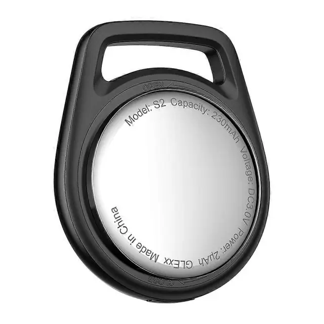Acefast Tag S2 Anti-Lost Tracker Μόνο για iOS Συμβατό με Apple Find My Network με Λουράκι Μαύρο 3