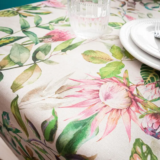 Τραπεζομάντηλο 135x135cm GOFIS HOME Luisa Linen 494/ 06 Gofis Home 3