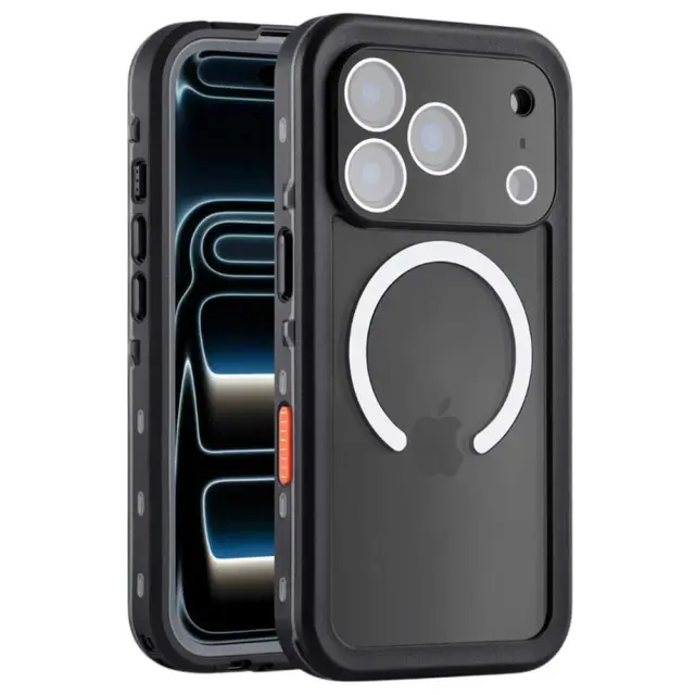 ShellBox - Waterproof IP68 Case - iPhone 18 Pro / iPhone 17 Pro - Black 3