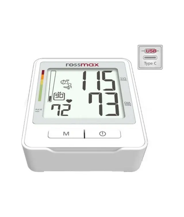 Rossmax Z1 Αυτόματο Ψηφιακό Πιεσόμετροo με Θύρα USB TYPE-C