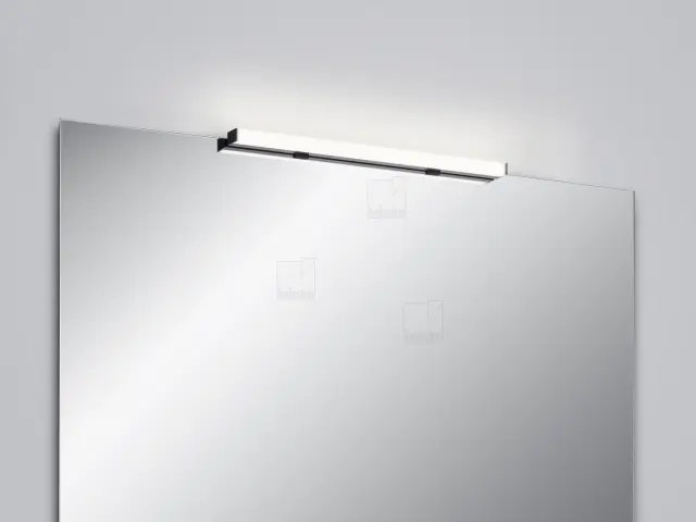LADO-S Φωτιστικό Μπάνιου LED Μαύρο Ματ IP44 60cm κατάλληλο για καθρέφτη