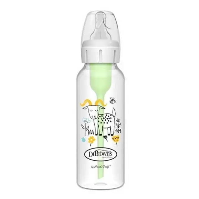 Dr. Brown’s Μπιμπερό Πλαστικό Με Στενό Λαιμό Options+ 250ml Κατσίκα 1 τεμάχιο