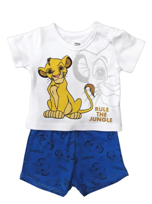 Μπλουζάκι με Σορτσάκι Simba Rule of Jungle Blue 80102610001 - 12 M (80cm)
