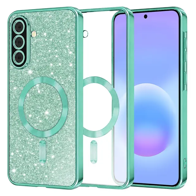 Techsuit® Luxury Glitter MagSafe για Galaxy A57 5G-Light Green