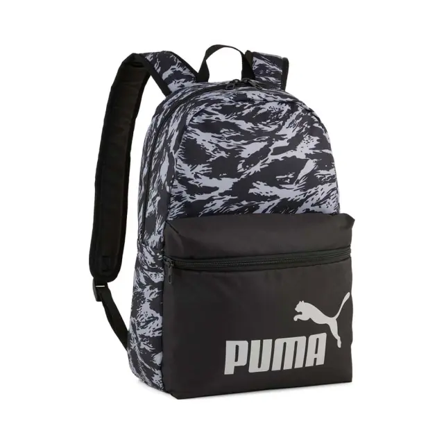 Puma Adult Phase Allover Print Backpack Μαύρο - Γκρι 091169-26 (Puma) - One Size