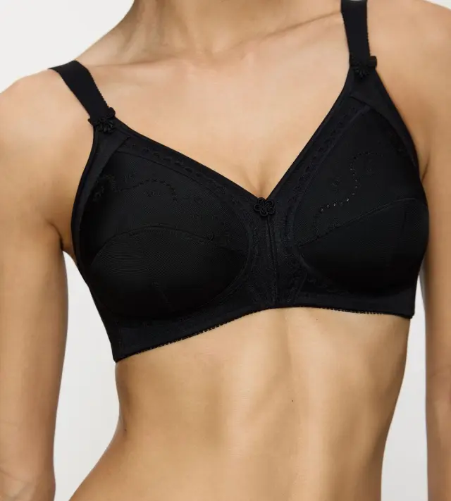 Triumph Σουτιέν Doreen+Cotton 01 N Κλασικό Βαμβακερό Μαύρο 3