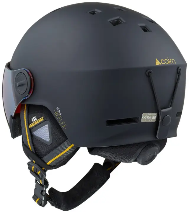 Reflex Visor Mat Black Gold Κράνος Cairn - 0606541-202 - 56/58 2