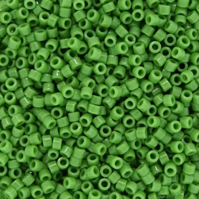 Χάντρα Miyuki Delica 11/0 - DB0724 - Opaque Pea Green ~7gr