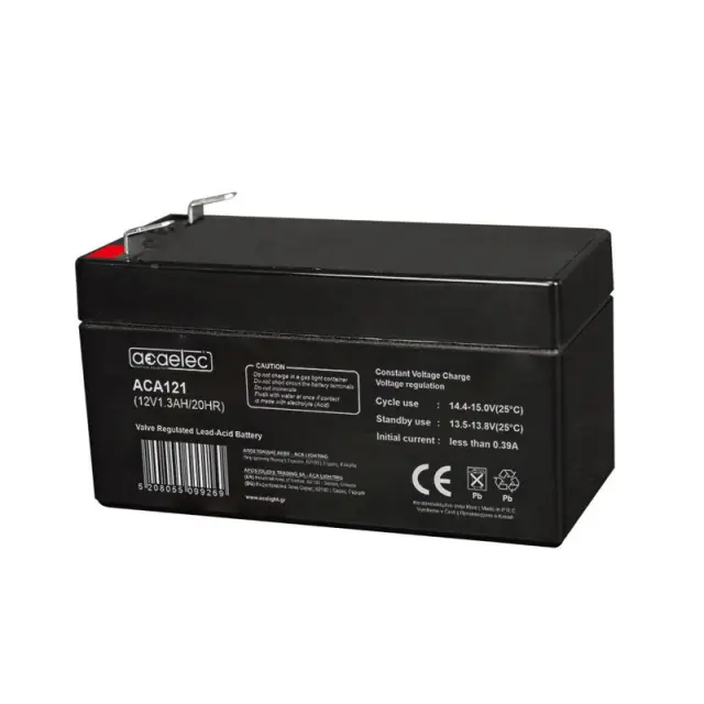 ΜΠΑΤΑΡΙΑ AGM VRLA 12V 100AH/20HR 26,2kg 329X170X240MM / ACA12100