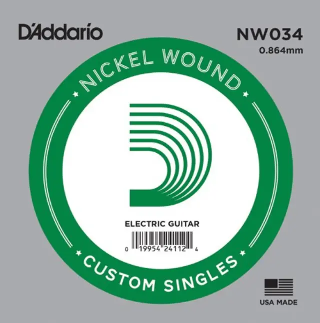 D'Addario NW034 Nickel Wound Χορδή Ηλεκτρικής Κιθάρας