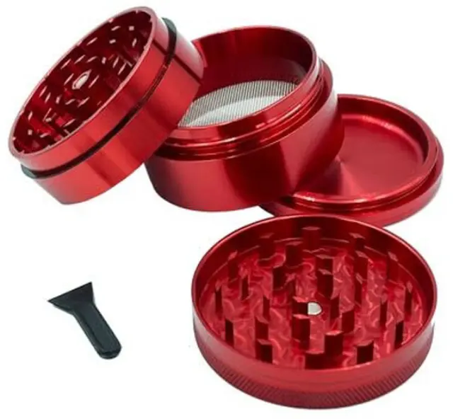 Elements Grinder Τρίφτης Κόκκινο Large 61mm Aluminium - 4 Parts 2