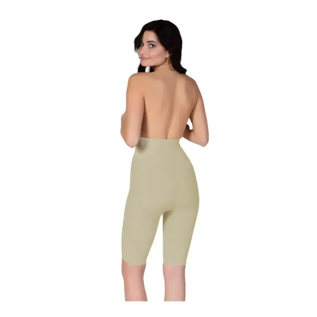 FMS High Waist Long Leg Corset, Χρώμα Μπεζ 3
