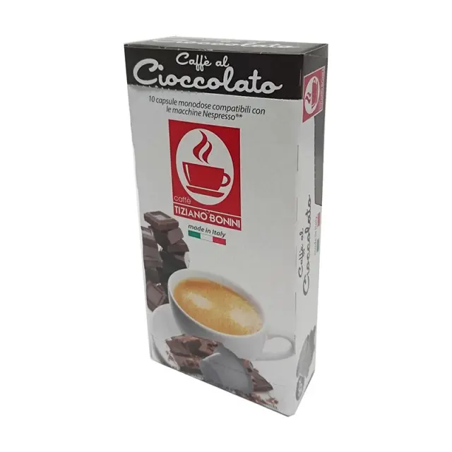 Tiziano Bonini Caffe Cioccolato συμβατές κάψουλες Nespresso * - 10 τεμ. 2
