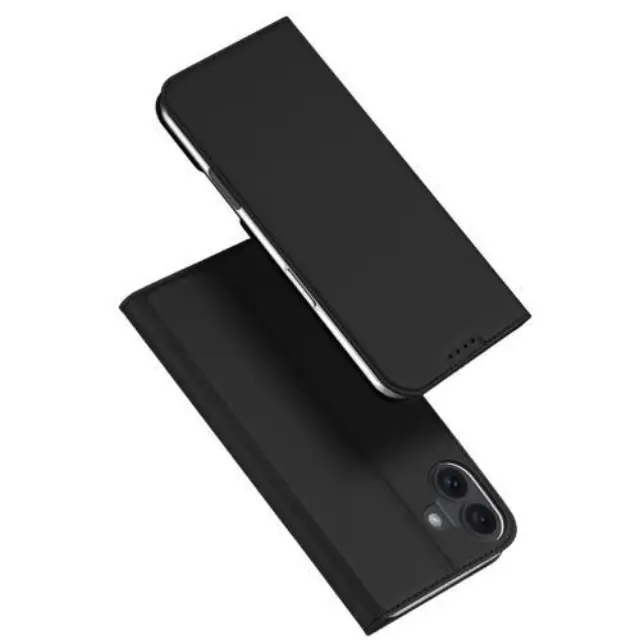 Θήκη Flip Dux Ducis Apple iPhone 16 Plus Skin Pro Μαύρο N65782